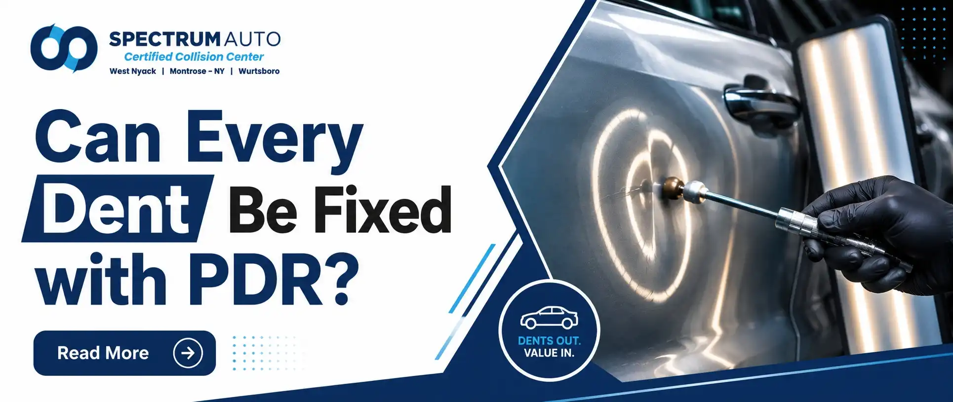 Can Every Dent Be Fixed with PDR? The 3 Factors We Look For
