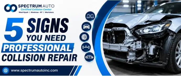 5 Signs You Need Professional Collision Repair (Not a DIY Fix)
