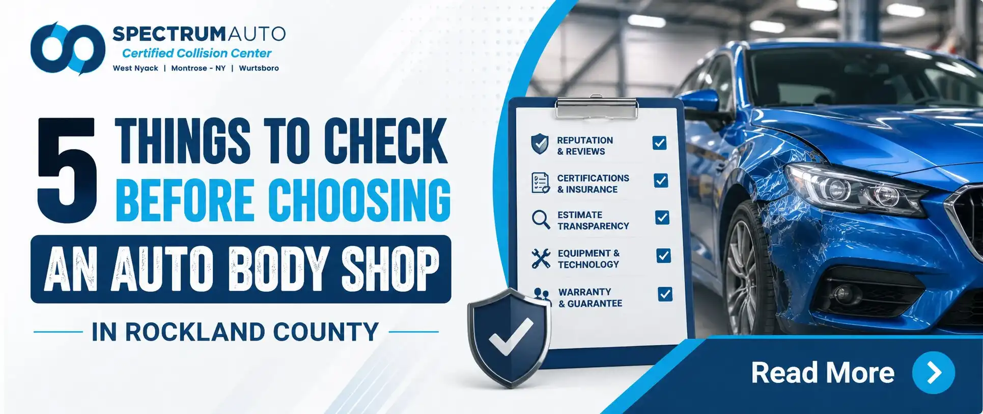 5 Things to Check Before Choosing an Auto Body Shop in Rockland County