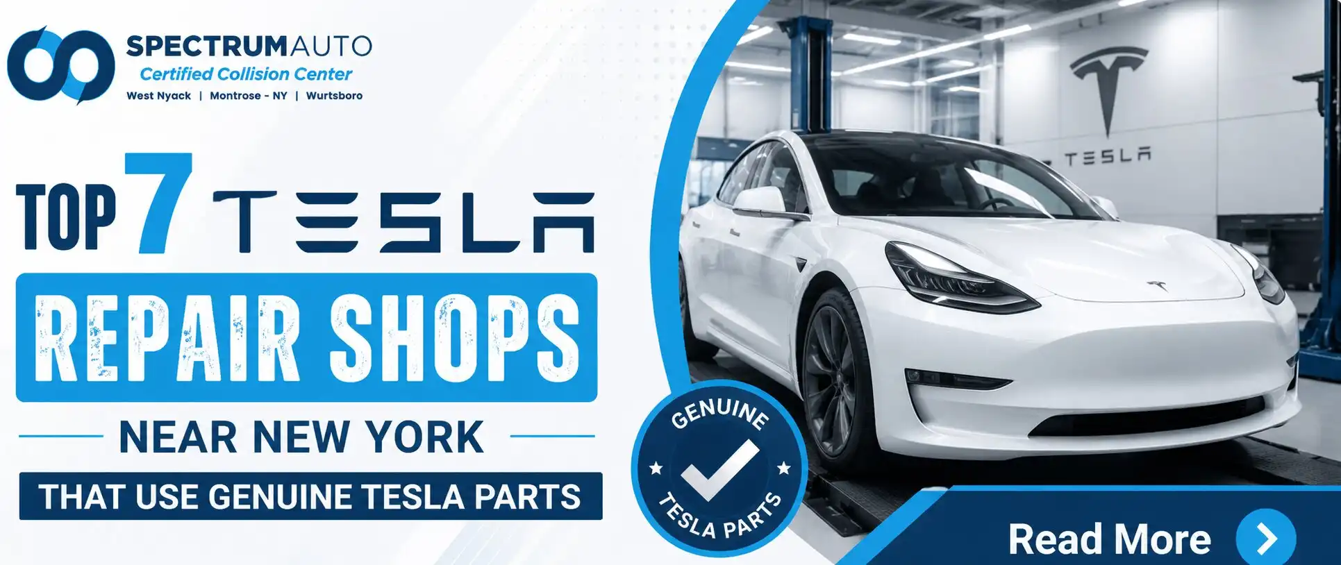 Top 7 Tesla Repair Shops Near New York That Use Genuine Tesla Parts