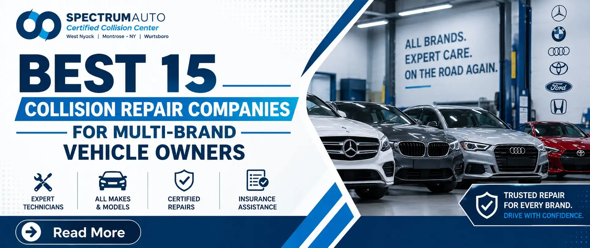 Best 15 Collision Repair Companies for Multi-Brand Vehicle Owners
