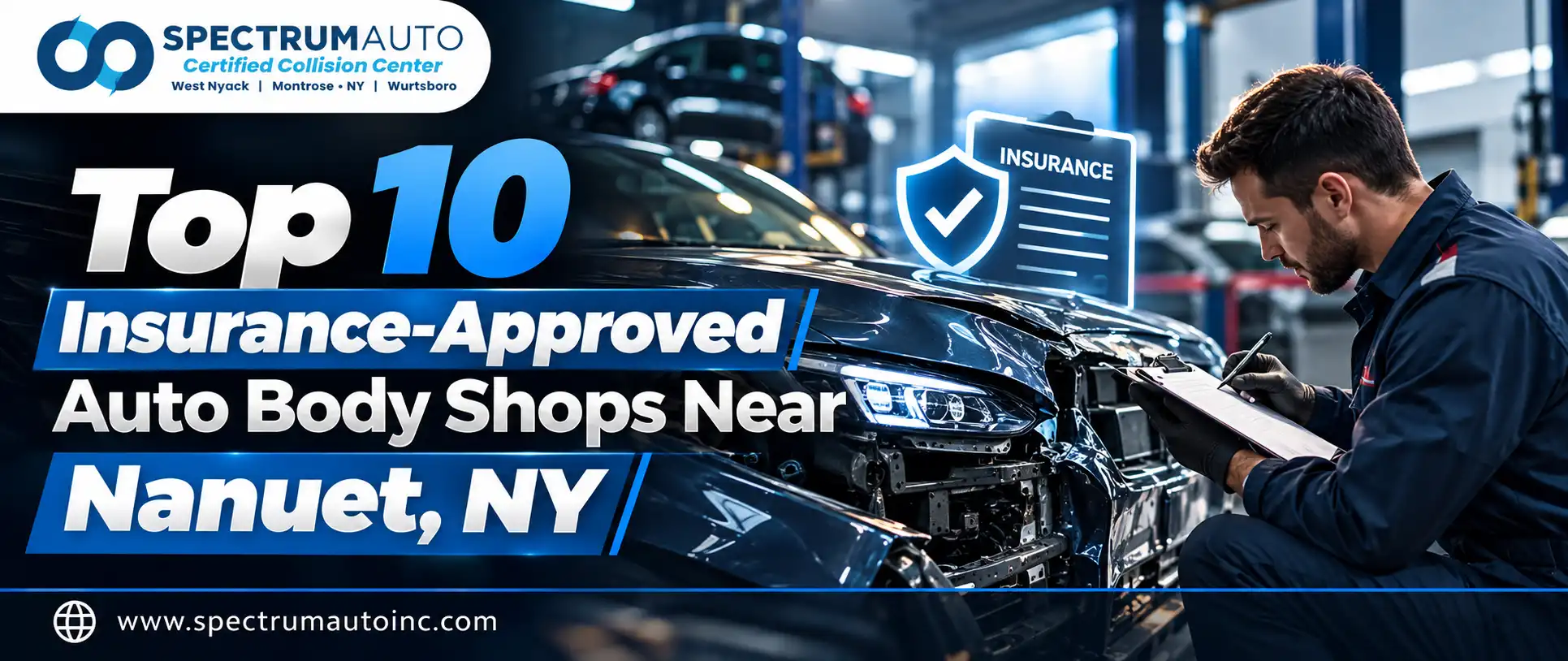 Top 10 Insurance-Approved Auto Body Shops Near Nanuet, NY